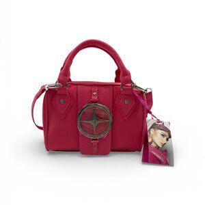 Paris Hilton Sparkle Mini Satchel Handbag Purse -Radiant Razz - NWT